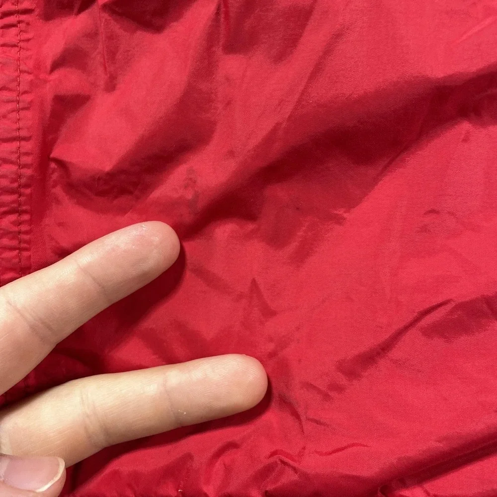 Vintage The North Face Jacket Mens Medium Red Black Gore-Tex Hooded Ski USA 90s